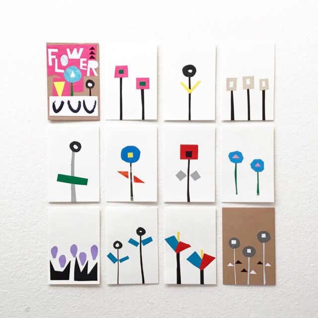 Scraps on postcard. 
‘Flower’
#abstract #abstractart #abstractcollage #abstractflower #kunst #japaneseartist #抽象画