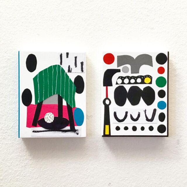 Scraps on wooden panel. 
‘In and Out’
180mm x 140mm

#abstractart #abstractartwork #abstractcollage #japaneseartist #抽象画